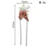 Nova lapela masculina de casamento estilo ocidental em cor Morandi, orquídea Phalaenopsis, flor de pulso para noiva, decoração de festa para homens e mulheres, flores artificiais