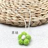 Lindo bolso de lana tejido a mano de Corea del Sur, pequeño juguete de peluche decorativo, accesorios decorativos personalizados.