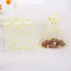 Bolsa de organza transparente de alta densidad con cordón, impresa, creativa, de alta rotación transfronteriza, para almacenamiento de joyas y accesorios