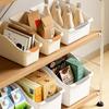 Cesta de almacenamiento sencilla con boca inclinada para guardar refrigerios, artículos diversos, para el hogar, el baño, la cocina, acabado de escritorio.