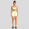Conjunto de ropa deportiva transfronterizo con hermoso sujetador deportivo de cuello halter en la espalda, conjunto de yoga de secado rápido para correr al aire libre, ciclismo y Pilates