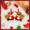Presilhas de Cabelo com Galhos de Natal, Acessórios de Cabelo de Natal, Presilhas Fofas para Crianças, Presilhas de Cabelo de Rena Desenho Animado Celebridade da Internet, Acessórios de Cabelo para Meninas Atacado