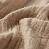 Tecido de Linho-Algodão Espesso de 396g para Bolsas, Almofadas, Tecidos de Sofá, Tecido Jacquard de Algodão-Linho Tingido na Massa