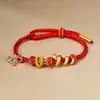 2025 Ano da Cobra Corda Vermelha Pulseira Corda Vermelha Cobra Ano da Cobra Corda de Cobra Corda de Mão Tecida à Mão Corda de Mão Original Xizang