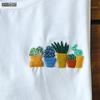Bolsa de materiales DIY de bordado hecho a mano Lu bordado principiante camiseta bordada a sí mismo pantalones de manga corta regalo bordado creativo
