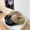 Chinelos para mulheres, podem ser usados ao ar livre, sola grossa, quentes, peludos, chinelos de algodão, estilo francês retrô, com forro de pelúcia, inverno, novo estilo Birkenstock 2026