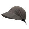 Sombrero de Sol de Mismo Estilo de Ruth para Mujer, Sombrero de Sol Versátil Multifuncional de Verano, Gorra de Béisbol con Cordón, Sombrero de Pescador de Secado Rápido
