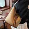 Bolsa Ruien Casual Retrô de Grande Capacidade Feminina 2026 Nova Bolsa de Ombro Único para o Dia a Dia Bolsa Tote de Mão Bolsa Saco