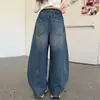 Pantalones Vaqueros para Niñas Estilo Otoño/Invierno Niñas Mayores Estilo Coreano Pantalones Banana Versátiles Pantalones Casuales para Niñas Pantalones Muy Bonitos para Niños