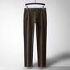 Pantalones Casuales de Pana 2025 Nuevos Pantalones de Invierno para Hombre Negocios Casual de Gama Alta Elásticos Sueltos Rectos