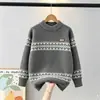 Suéteres Gruesos de Lana para Niños Talla Mediana y Grande 2026 Nuevo Otoño/Invierno Cálidos con Estilo para Niños