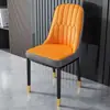 Cadeira de jantar cadeira com encosto para casa cadeira de mesa de jantar estilo minimalista moderno luxo leve banqueta de hotel assento para mahjong influenciador nórdico