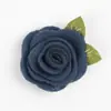 Clip de oreja de flor amarilla dulce francesa, flequillo de hada, pasador de niña, pinza lateral, rollo de tela no tejida de temperamento, rosa