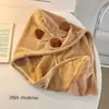 Touca de banho e secagem de cabelo para adultos com tema de desenho animado, absorvente, espessa, secagem rápida, toalha de cabelo, toalha de cabelo em fleece de coral, touca de banho, touca para cabeça