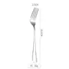 Conjunto de Talheres 1010 de Aço Inoxidável para Hotéis, Talheres Ocidentais para Bife, Garfo de Chá, Colher de Chá, Colher para Gelo, Conjunto de Louças Ocidentais