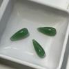 Pingente de resina imitação de jade ágata 8*22mm pingente gota d'água acessórios para grampos de cabelo brincos estilo nacional DIY