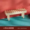 Soporte de Exhibición de Sushi para Buffet Rectangular Cocina Japonesa Plato de Cerámica Plato de Postre Estante de Tres Niveles Mesa de Madera Maciza Comercial