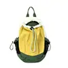 Mochila Leve Simples Multiuso Bolsa para Garrafa de Água de Viagem Mochila Dupla Casual para Caminhada Ciclismo Acampamento Bolsa de Peito