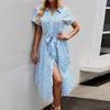 Vestido Floral Transfronterizo Europeo y Americano Kaikuo Verano 2026 Comercio Exterior Amazon Elegante Vestido Largo Moderno y con Estilo