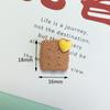 Nuevos accesorios de resina de galleta de imitación diy hechos a mano material para funda de teléfono de crema broche accesorios para el cabello parche decorativo