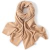 Outono e inverno novo cachecol de cashmere puro unissex cachecol de cashmere puro xale de cashmere longo gola quente