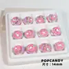 Cuentas de Corazón Pintadas a Mano de Colores Cadena para Teléfono Móvil DIY Cuerda para Teléfono Móvil Accesorios Colgantes de Joyería Hebilla de Cremallera Colgante Accesorios para el Cabello Pendientes