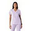 Uniformes médicos de trabajo cruzados Temu totalmente gestionados, uniformes unisex elásticos de secado rápido para lavado a mano, uniformes médicos de cuidados de rehabilitación