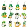 Rua Transfronteiriça. Pingentes Decorativos de Anão para o Dia de São Patrício Decorações para Festa com Tema de Trevo Irlandês
