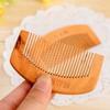 Peine de Madera de Durazno Portátil de Bolsillo Portátil Masaje Cuero Cabelludo Peine Hotel Peine de Madera Pequeño Fabricante Venta al por Mayor