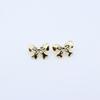 Pendientes de Aro de Plástico Ecológico Moda Transfronteriza Europea y Americana Color Galvanizado Sentido Avanzado Pendientes Elegantes de Celebridad de Internet