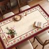Mantel Individual de Comedor Americano Impermeable y Anti-Manchas Sin Lavado de Gama Alta Rectangular Protector de Escritorio Anti-quemaduras Mantel Aislante de Tela Mantel de Mesa