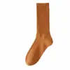 Calcetines de Algodón para Hombre Verano Finos de Media Pantorrilla Absorbentes del Sudor Transpirables Antibacterianos Resistentes al Olor Primavera/Otoño Deportivos Calcetines Largos para Hombre