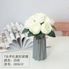 Flor de Imitación Rosa Europea Novia Boda Flor de Mano Ramo de Mesa Rosa 7 Letras a Mano Rosa Concubina Imperial