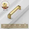 Alça de Cobre Puro Novo Estilo Chinês Maçaneta de Porta de Armário Latão Luxo Leve Dourado Estilo Chinês Guarda-Roupa Gaveta Sapateira Alça Totalmente de Cobre