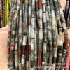 4*13mm de comprimento tubo redondo contas ametista ágata imperador pedra diy jóias acessórios pulseira frisado quadrado fábrica atacado