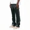 Comercio Exterior Transfronterizo Retro Americano Calle Alta Jeans para Hombre 2026 Moda Tendencia Versátil Pierna Recta Bloque de Color Pantalones de Trabajo