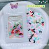 Arte de Uñas Estilo Japonés Mini Moño Mixto Hueco Tamaño Mixto Moño de Cinta Joyería para la Punta de los Dedos Ins Celebridad de Internet
