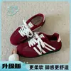 Tênis de Treino Retro Alemão Feminino Vermelho 2026 Outono Novo Casual Esportivo Board Shoes Sola Plana Forrest Gump Pequenos Sapatos Brancos Sapatos Femininos