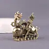 Cavalo Dragão de Latão Espírito do Dragão Cavalo do Zodíaco Cavalo Dragão Retro Traz Riqueza para Casa Decoração de Sala de Estar Escritório Presente Comercial