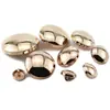 Botones Metálicos Clásicos de Moda Superficie Curva Superficie Brillante Hebilla de Hongo Hebilla para Abrigo Rompevientos Suéter Cárdigan Camisa Abrigo de Hombre y Mujer