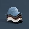 Gorra de Béisbol con Pico Bordado de Pato para Hombres y Mujeres, Suave para Primavera y Verano Estilo Hong Kong, Gorra de Sol que Realza el Rostro, Estilo Blanco Ins