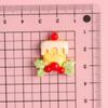 10 accesorios de resina DIY de Navidad brillantes de dibujos animados, joyería hecha a mano, horquilla, funda para teléfono, taza de agua, tocado, venta al por mayor