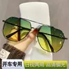 Nuevas Gafas de Sol Metálicas Retro de Doble Puente para Hombres, Gafas de Sol Polarizadas Antivaho Modernas para Mujeres, Gafas de Sol de Moda y Versátiles