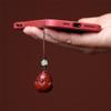 Palo de rosa, Sándalo verde, Sándalo, Madera arcoíris, Colgante para teléfono Gallo del Zodíaco Regalo accesorio