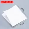 Bolsa de Empaque de Alimentos de Papel Kraft Empaque Desechable Pastel de Sésamo Hotcakes Sándwich de Carne Snack Apertura Triangular Bolsa de Papel Resistente a la Grasa