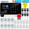Bestseller transfronteiriço Tuya APP WiFi GSM sistema de alarme anti-roubo para casa inteligente segurança