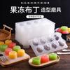Forma de Gelatina em Forma de Flor de 8 Peças, Moldes com Padrões Diferentes, Molde de Gelatina Branco de PP de Qualidade Alimentar, Molde para Sabonete Artesanal