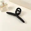 Grande Presilha de Cabelo Preta para Cabelos Grossos, Grampo Simples, Presilha de Cabelo Estilo Ins para a Nuca, Pinça de Cabelo para Mulheres, Presilha Tubarão, Atacado DIY