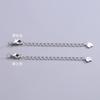 Accesorios de bricolaje, hebilla de langosta, ajuste de tarjeta de amor, cadena de cola, collar de perlas, pulsera, acabado, cadena extendida, joyería al por mayor