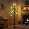 Cadena de Luces para Árbol de Pascua Popular de Amazon con Caja de Baterías, Cadena de Luces de Huevo de Pascua Camelia de 60cm